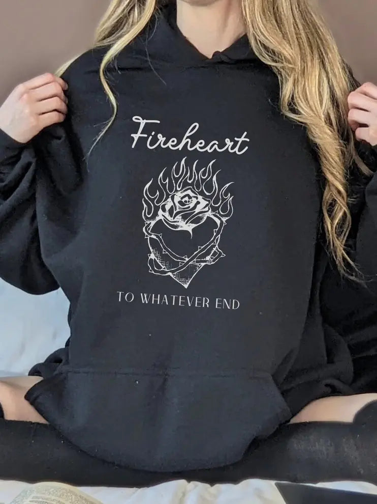 Women's Retro Fleece Print Hoodie for Street Style