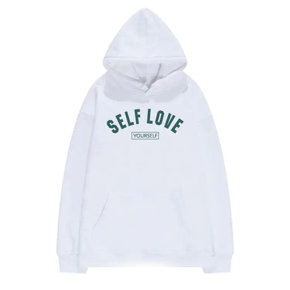 Simple Solid Color Hooded Sweater for Women