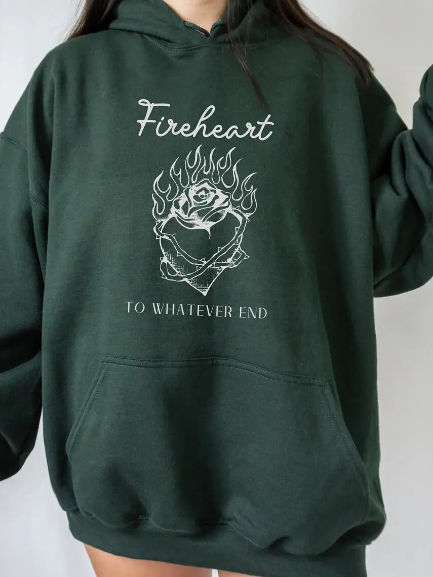 Women's Retro Fleece Print Hoodie for Street Style