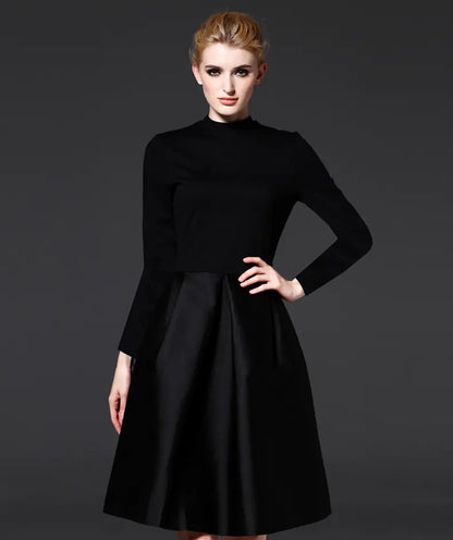2020 Spring New Women's Slim Fit Little Black Dress
