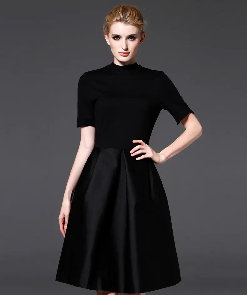 2020 Spring New Women's Slim Fit Little Black Dress
