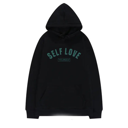 Simple Solid Color Hooded Sweater for Women